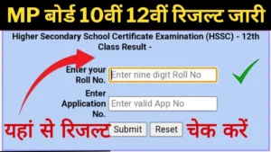 MP Board 10th 12th Result Release