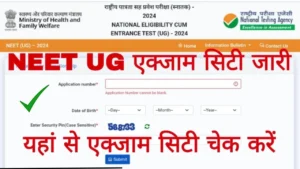 NEET UG Exam City Check 2024