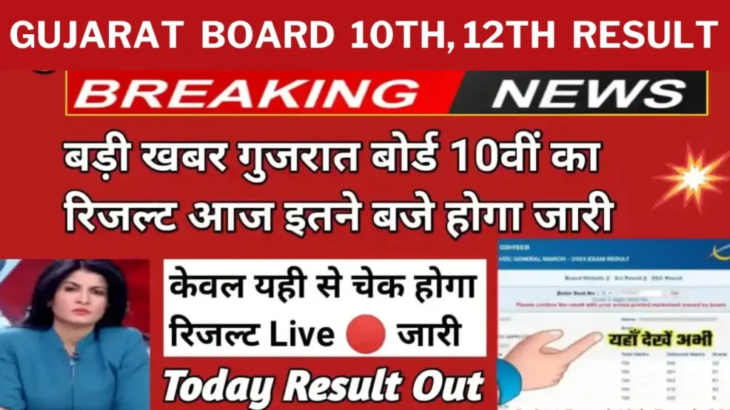 Gujarat Board 10th 12th Result Download