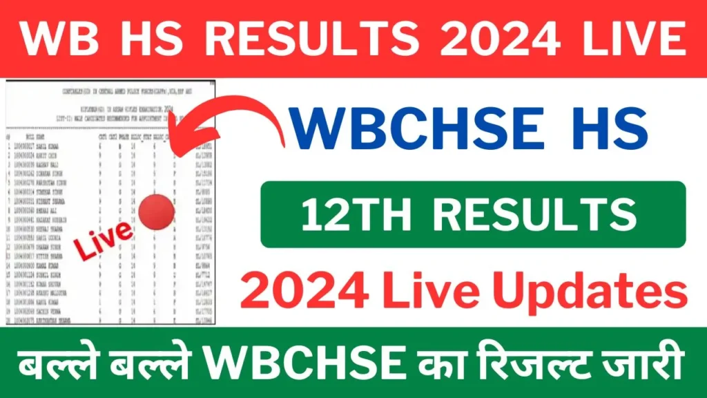 WB HS Results 2024 Live